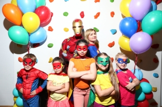 Тематическая вечеринка на детский праздник в игровом центре ExitGames в Москве