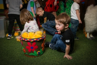 Развивающее занятие для самых маленьких в детском городе профессий "КидБург" в ТРЦ "Ривьера", Москва