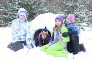 Активные зимние каникулы с "Робинзонадой" для ребят от 7 до 16 лет