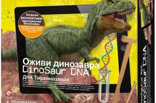 "Оживи динозавра", познавательная игра для детей с технологией дополненной реальности