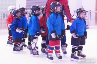 Бесплатные открытые уроки по хоккею в Петербурге для детей от 4 лет на катке Mega Ice в ТРК "Лето"