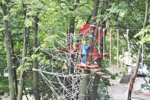 День рождения ребенка 7-12 лет в веревочном парке "Высотный Город" на Крестовском, СПб