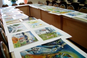 Фотоотчет с 4 конкурса детского рисунка, проведенного Мюдом Мечевым и Ольгой Хлопиной в Музее изобразительных искусств РК
