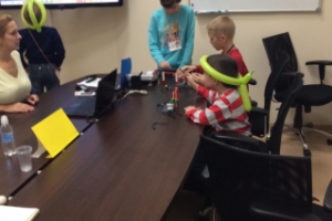 Детский праздник с ЛЕГО-роботами в "Примавере кидс", фотоотчет