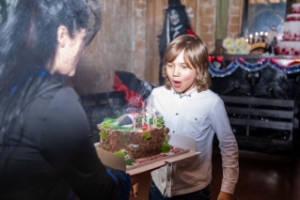 День рождения ребенка в мистическом стиле в СПб: "Мир Кошмаров" на "Территории Мистики", фото