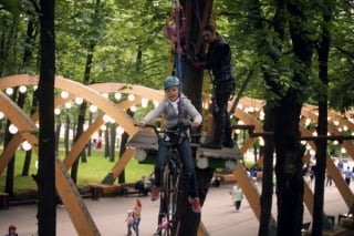 Активный отдых на свежем воздухе в Москве - веревочные парки "ПандаПарк" для детей и взрослых