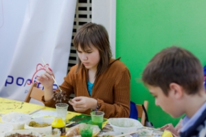 Мастер-класс для детей по макетированию от "Петровской Акватории" в Санкт-Петербурге, фотоотчет