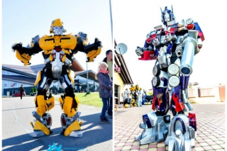 Какой день рождения устроить сыну? Детский праздник с шоу гигантских роботов-трансформеров в СПб
