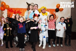Костюмированная детская вечеринка на Хэллоуин 2016 в студии "Мировые детки", Приморский район