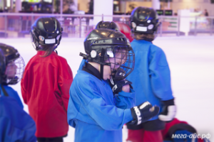 Хоккей для детей - занятия на катке Mega Ice в Хорошевском районе, Москва