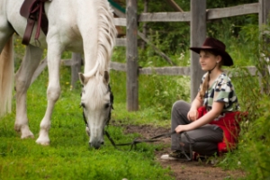Фотоотчет с первой смены детского конного лагеря "Юные ковбои" в КСК "Темп"