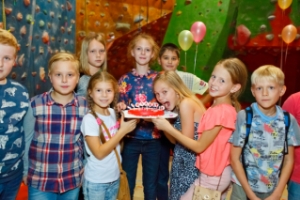Скалолазный квест на день рождения девочки в Москве, фото